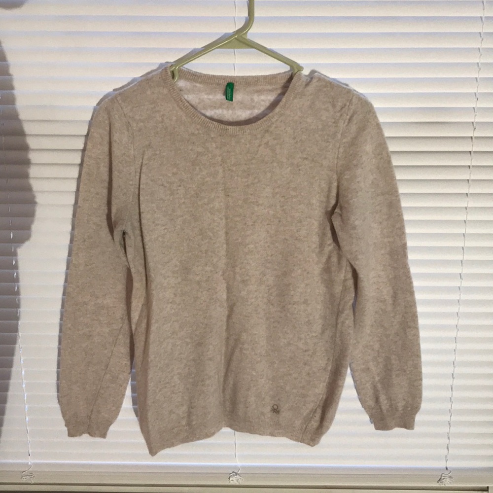 Cream wool sweater